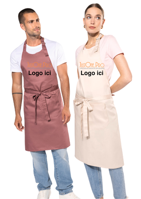 Tablier polycoton avec poche