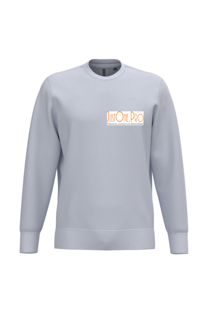 Zware 300 g herensweater met opdruk